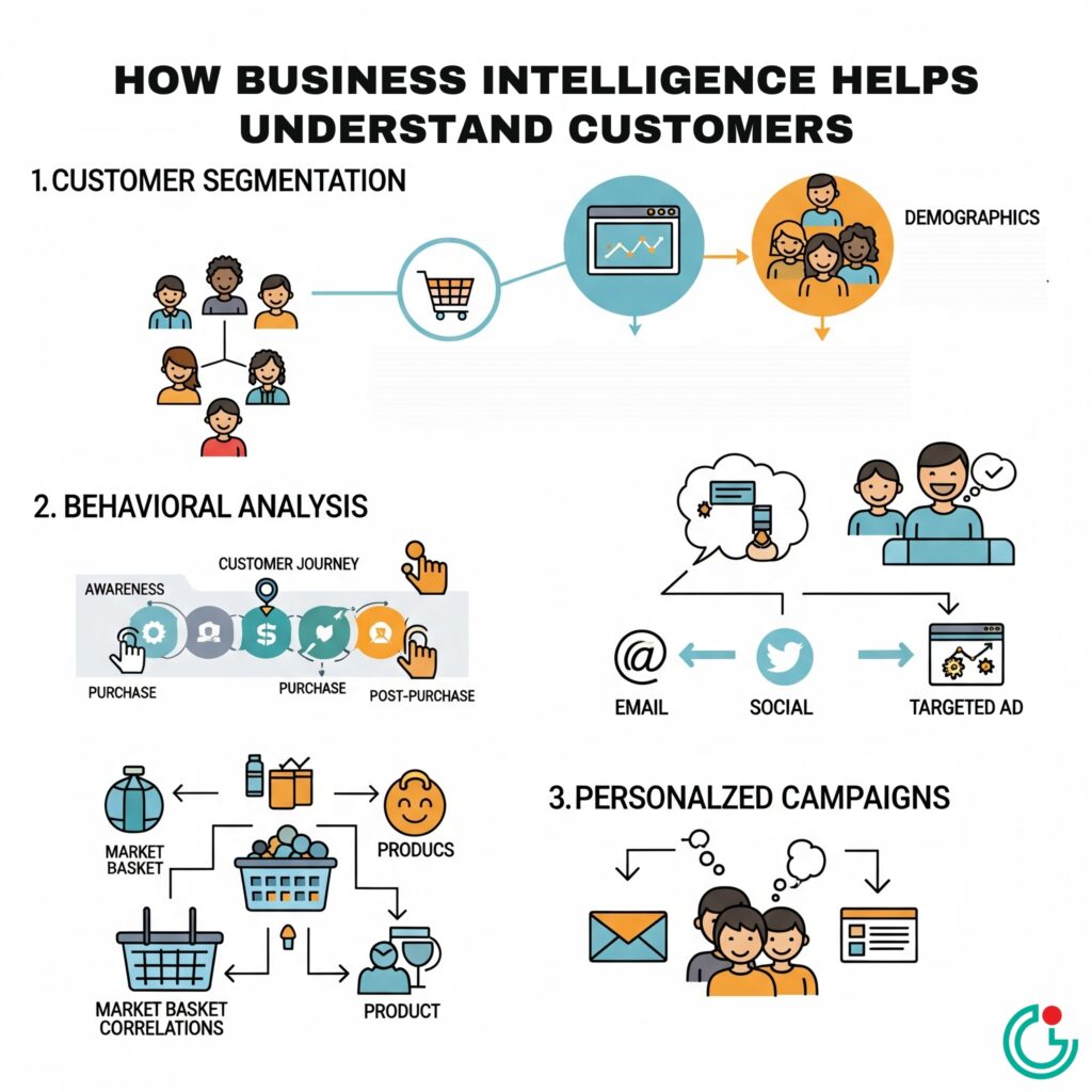 HOW BUSINESS INTELLIGENCE HELPS UNDERSTAND CUSTOMERS info