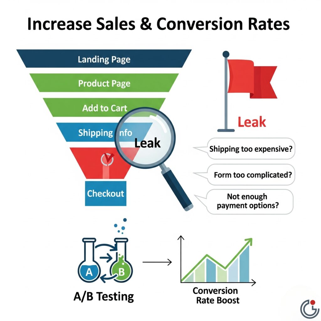 Increase Sales and Conversion Rates info