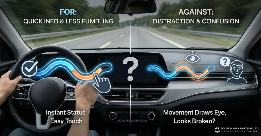 Android Auto Wavy Progress Bar. Safety First: Does It Help Drivers?