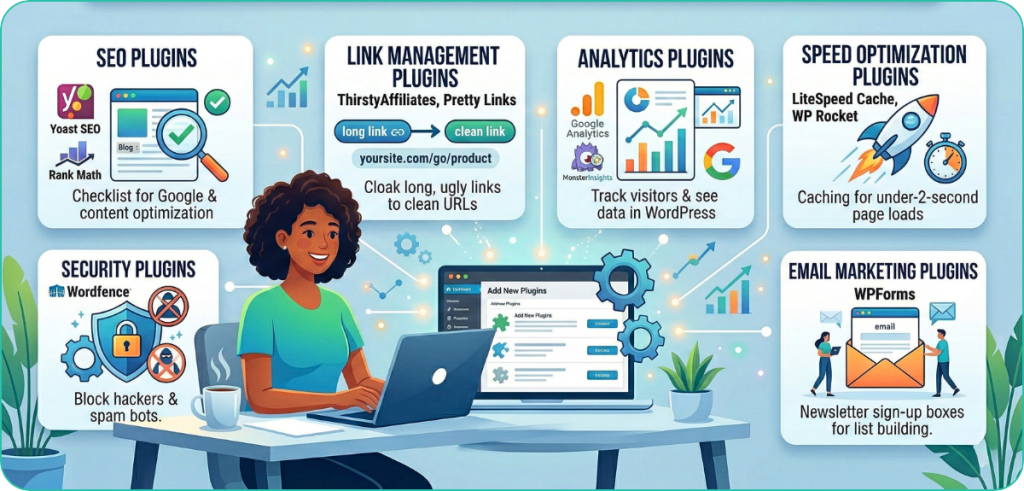 Install Essential Plugins for Affiliate Marketing