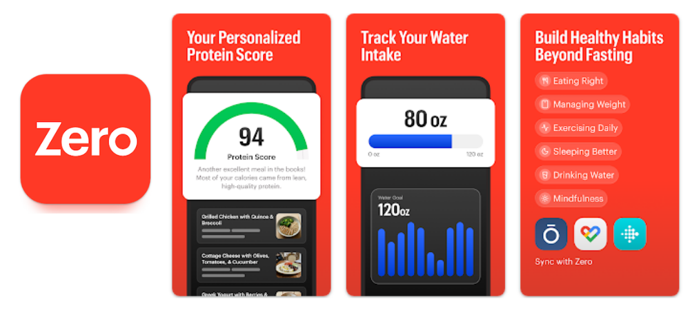 Zero: Fasting & Health Tracker app