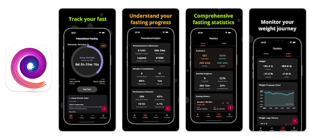 LIFE Fasting Tracker app